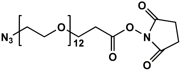 N3-PEG12-CH2CH2COONHS Ester