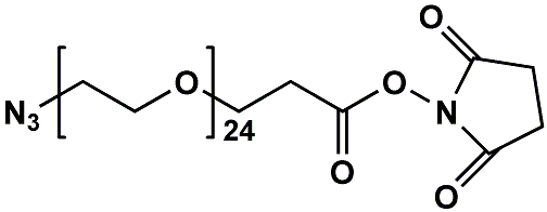 N3-PEG24-CH2CH2COONHS Ester