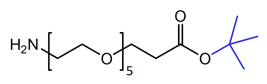 H2N-PEG5-CH2CH2COOtBu