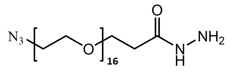N3-PEG16-Hydrazide