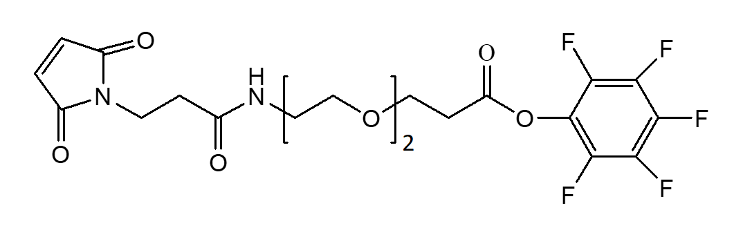 Maleimide-NH-PEG2-CH2CH2COOPFP Ester