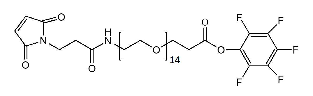 Maleimide-NH-PEG14-CH2CH2COOPFP Ester
