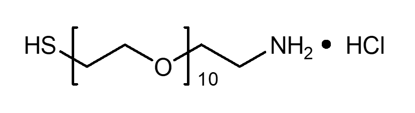HS-PEG10-CH2CH2NH2·HCl