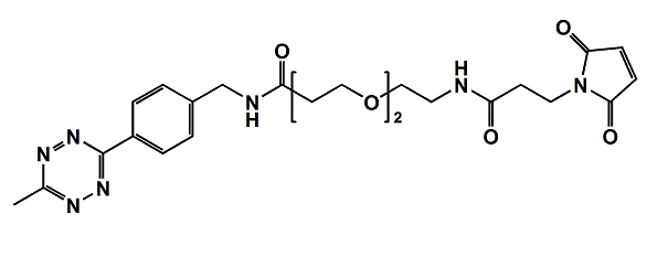 Methyltetrazine-CH2NHCO-PEG2-CH2CH2NHMal