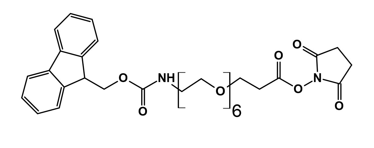 Fmoc-NH-PEG6-CH2CH2COONHS Ester