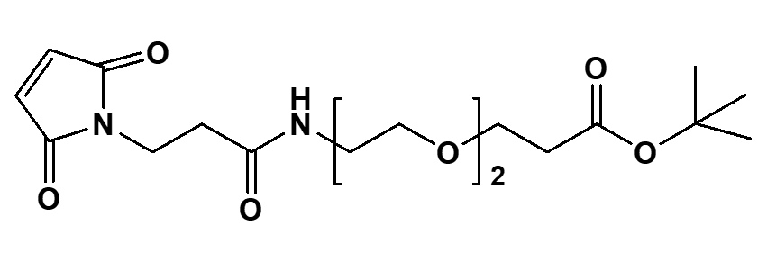 Maleimide-NH-PEG2-CH2CH2COOtBu