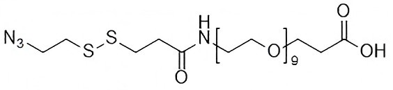 Azidoethyl-SS-amido-PEG9-acid