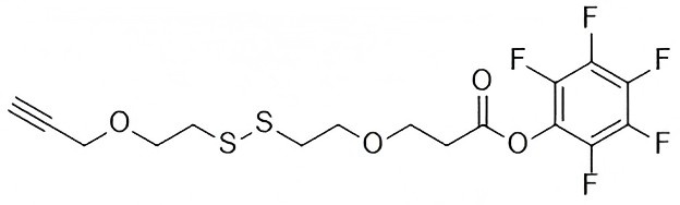 Propargyl-PEG1-SS-PEG1-PFP