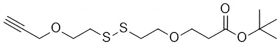 Propargyl-PEG1-SS-PEG1-t-butyl ester
