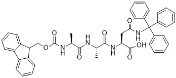 51162_Fmoc-Ala-Ala-Asn(Trt)-OH