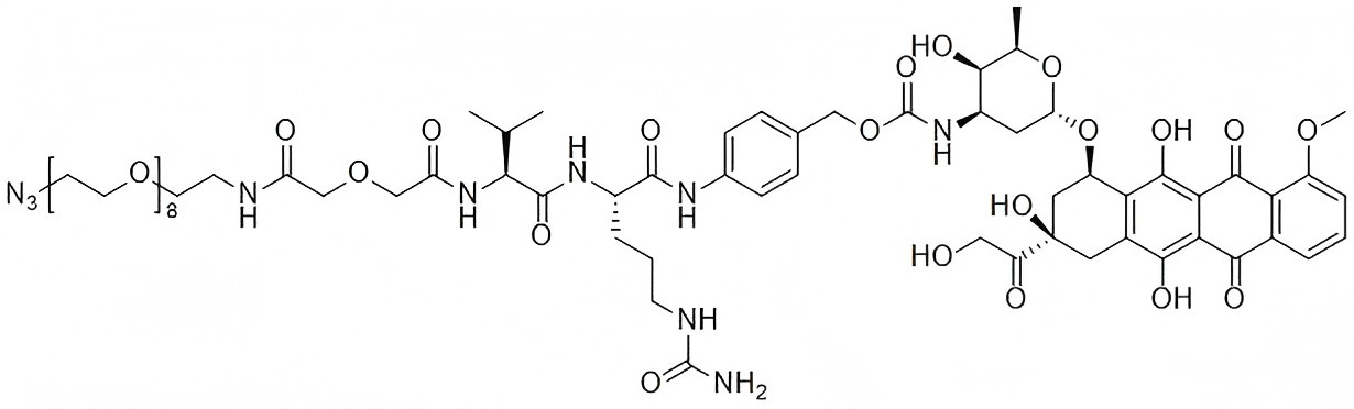 Azide-PEG8-Val-Cit-Doxorubicin
