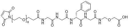 Mal-PEG8-Gly-Gly-L-Phe-N-[(carboxymethoxy)methyl]Glycinamide