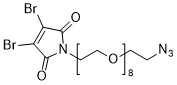 3,4-Dibromo-Mal-PEG8-Azide