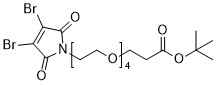 3,4-Dibromo-Mal-PEG4-t-butyl ester