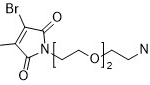 3,4-Dibromo-Mal-PEG2-Amine TFA salt