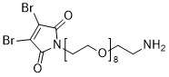 3,4-Dibromo-Mal-PEG8-Amine