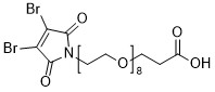 3,4-Dibromo-Mal-PEG8-acid