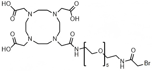 Bromoacetamido-PEG5-DOTA